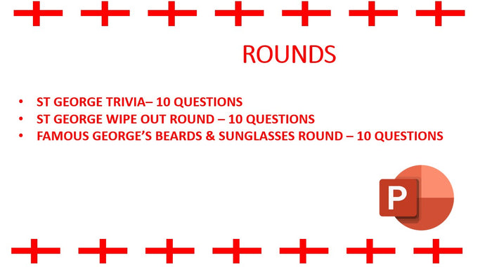 St George's Day Quiz - PowerPoint Format