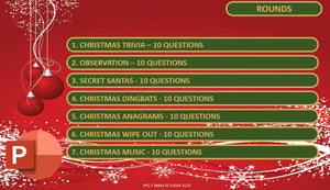 Bumper Christmas Quiz - PowerPoint Format