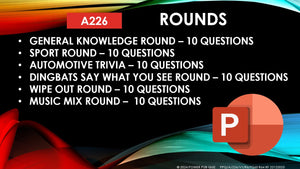 A226 Pub Quiz (19 Mar 2024) - PowerPoint Format