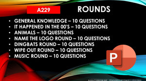 A229 Pub Quiz (08 Apr 2024) - PowerPoint Format
